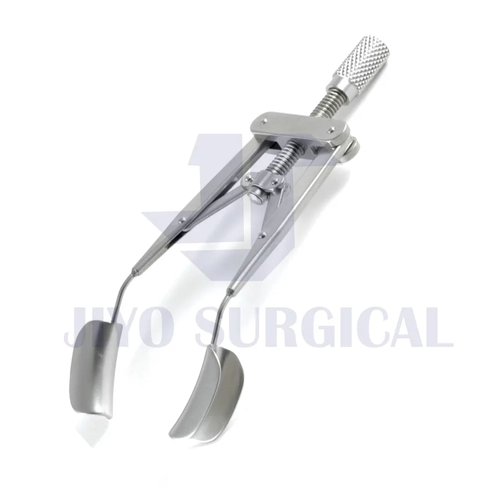 Lieberman Eye Speculum 15mm Length Solid Blade 78mm Temporal Blade Stainless Steel and Plastic Ophthalmology Instrument