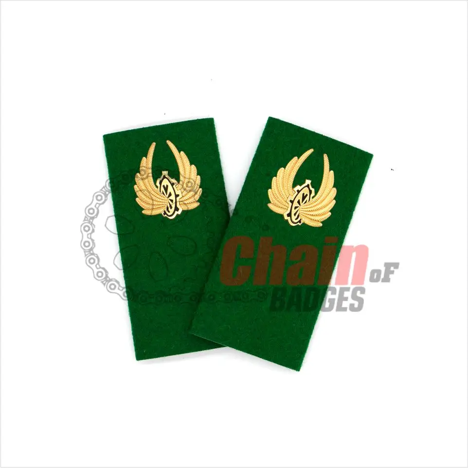 High Quality Customized Embroidered Epaulettes OEM Demand for Uniform Shoulder Board/Pad Accessory for Uniforms
