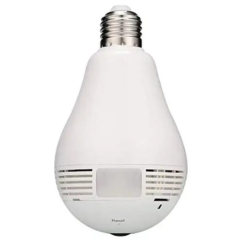 Led Bulb Camera- Panoramic Hidden Plastic Bulb Camera For Security light bulb for sale
