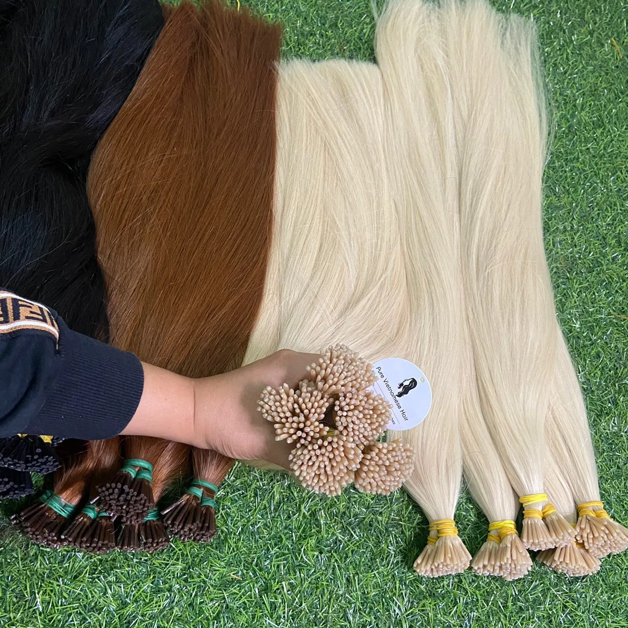 100% цвет человеческих волос #613 #60 сильные и гладкие волосы дешевая дистрибьюторская компания I-tip по всей стране