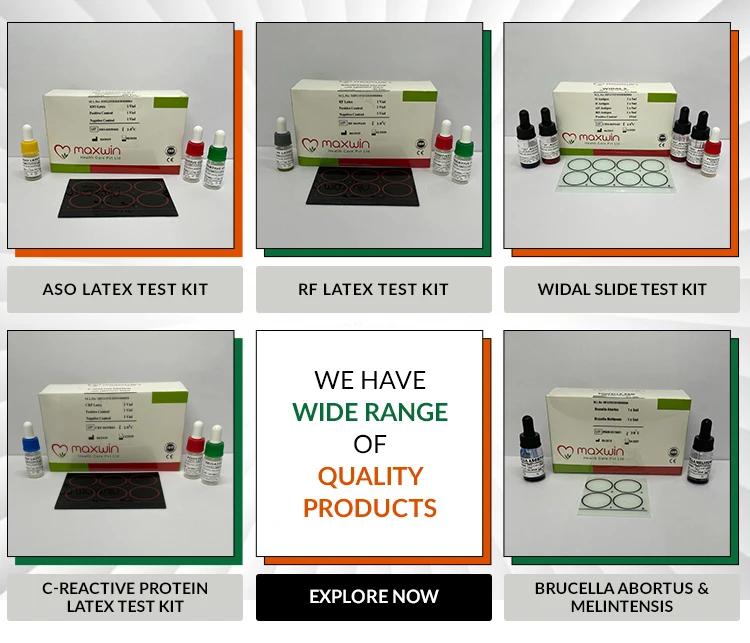 Direct Factory Supply Top Most Selling Highly Accurate Maxwin ANTI STREPTOLYSIN Reagent / Diagnosis Test Kit