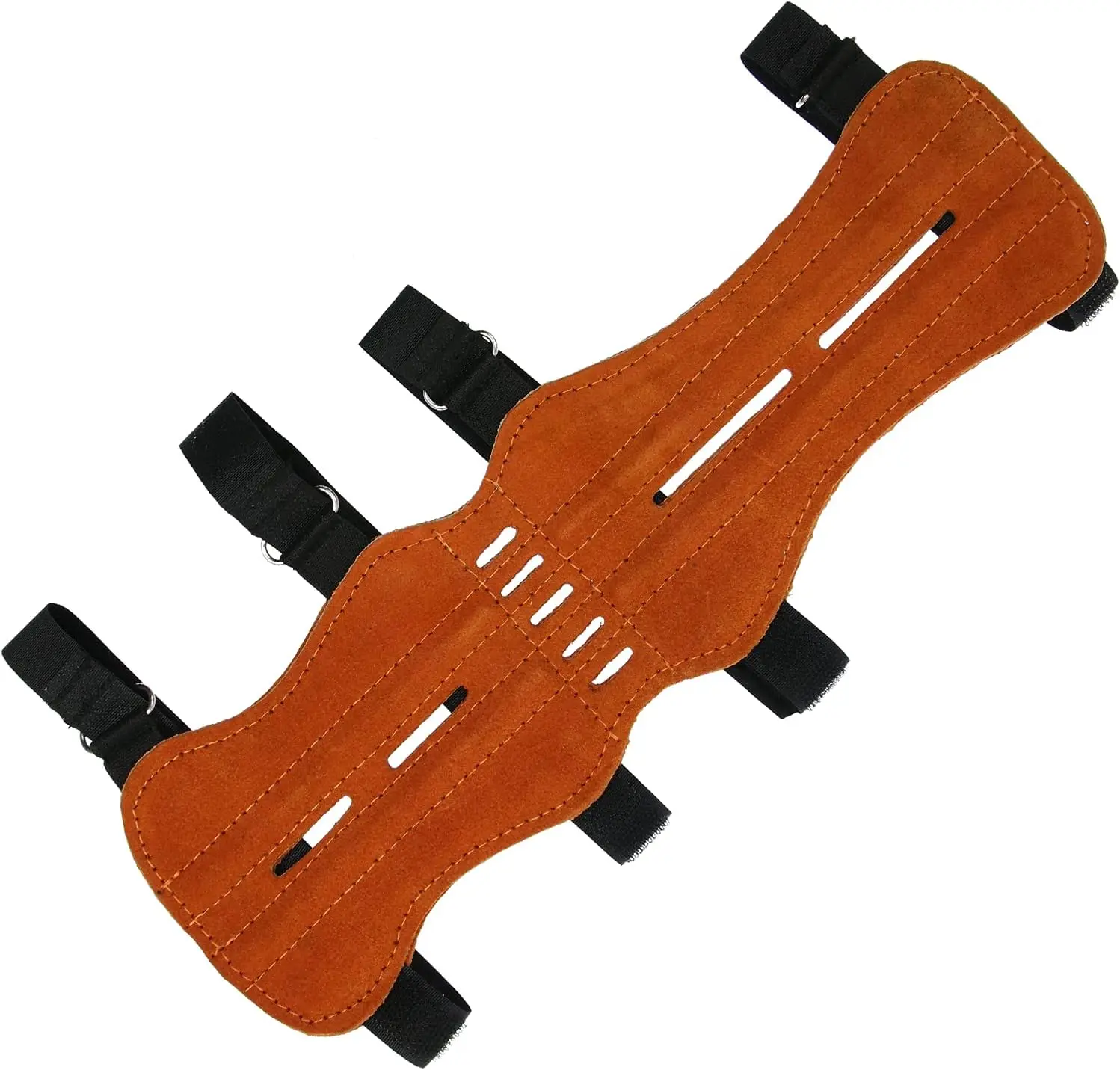 Imra Impex Adjustable Cow Suede Leather Archery Arm Guard Reinforced Protection and Flexible Design for Shooting Bows Arrows