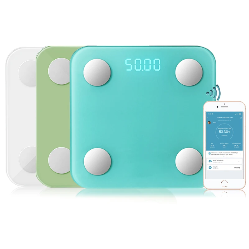 Четкий дисплей Смарт веса машина точные умные весы измерения жира тела с приложением