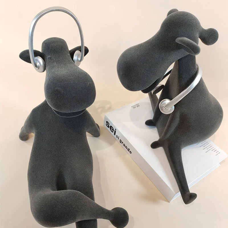 Modern minimalist music plush donkey ornaments Nordic home decor Christmas holiday gifts