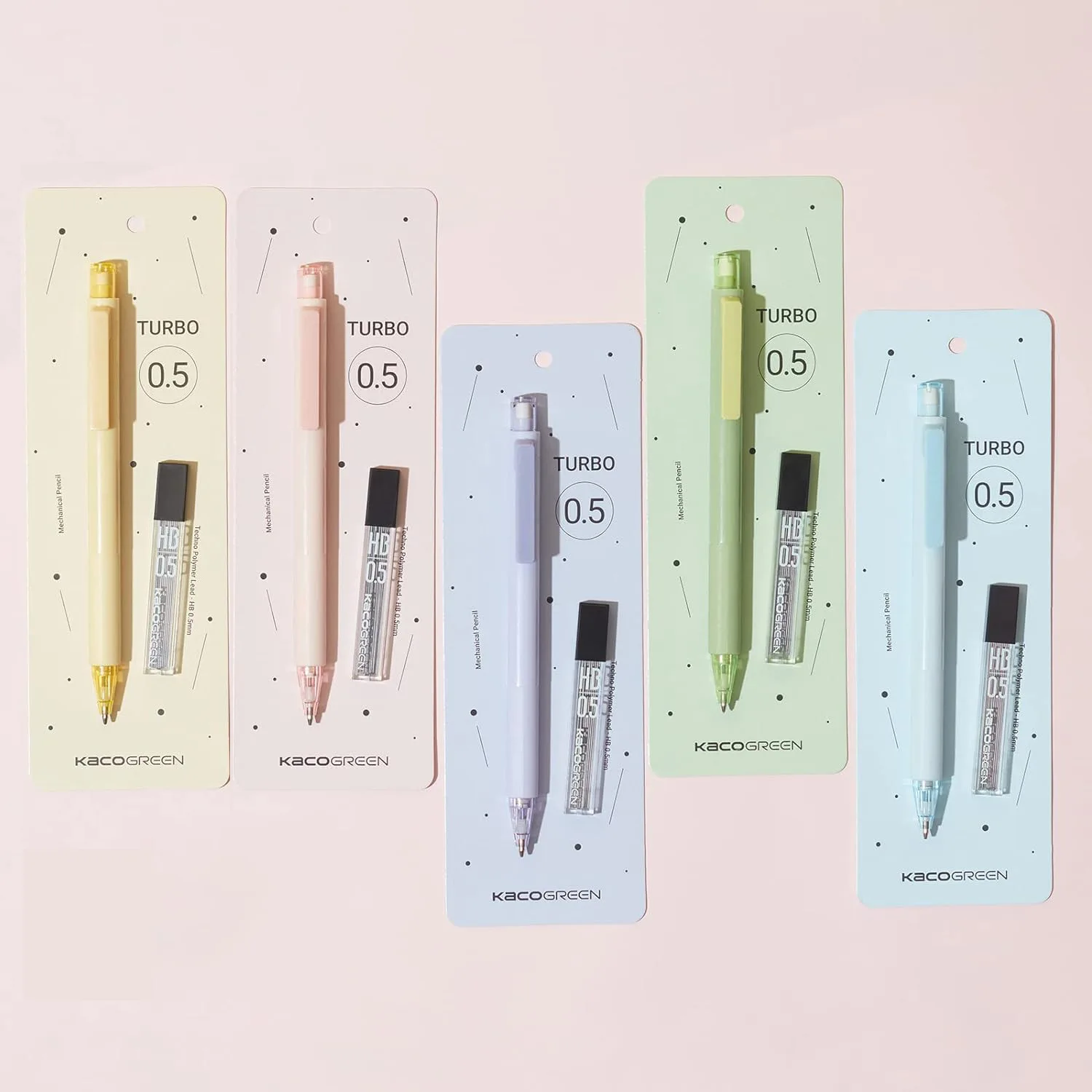 mechanical  pencil 0.5 MM core HB pencil students practice writing homework simple non-slip pencil