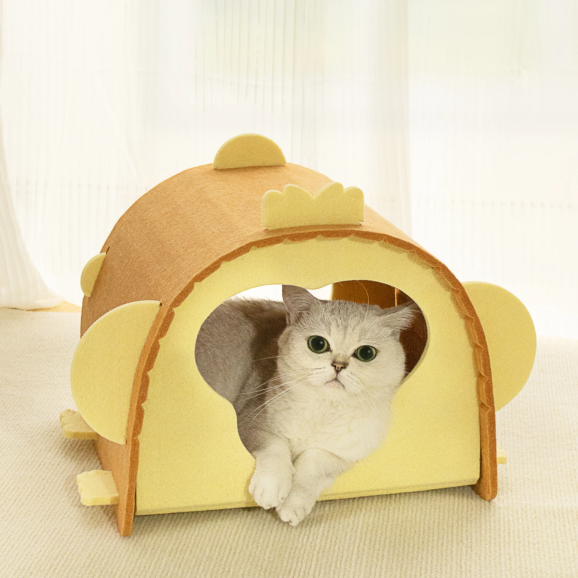 Wholesale Innovative Design Cute Thickened Foldable Cat Beds
