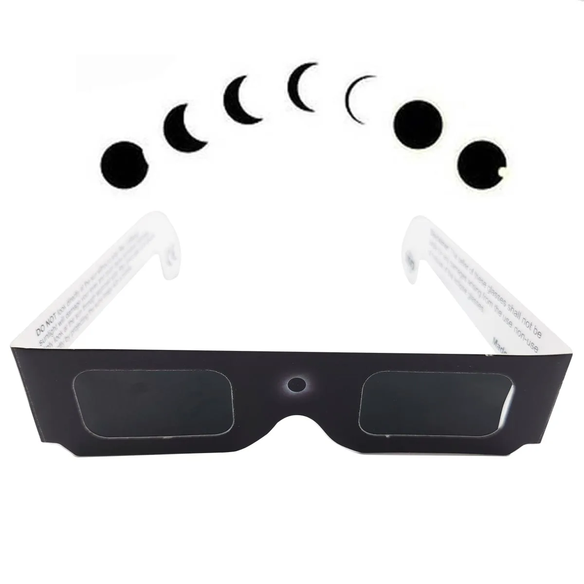 Stock Paper Solar Eclipse Glasses Paper Solar Eclipse Viewing Glasses Ready To Ship