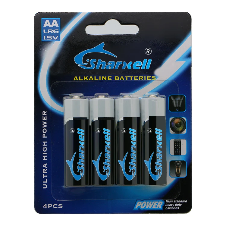 OEM бумажная блистерная батарея AAA LR03 1,5 В оптовая продажа Супер щелочные батареи AAA LR03 батарея 1,5 В