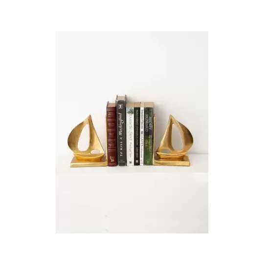 Industrial Quality Metal Decorative Library Book Bookends Custom Unique Human Shape Vintage Bookends For Sale