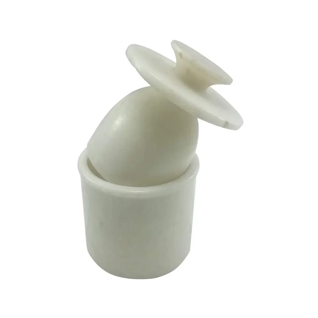 French style Luxury marble butter dish butter keeper with cold storage durable stoneware crock with round shape design