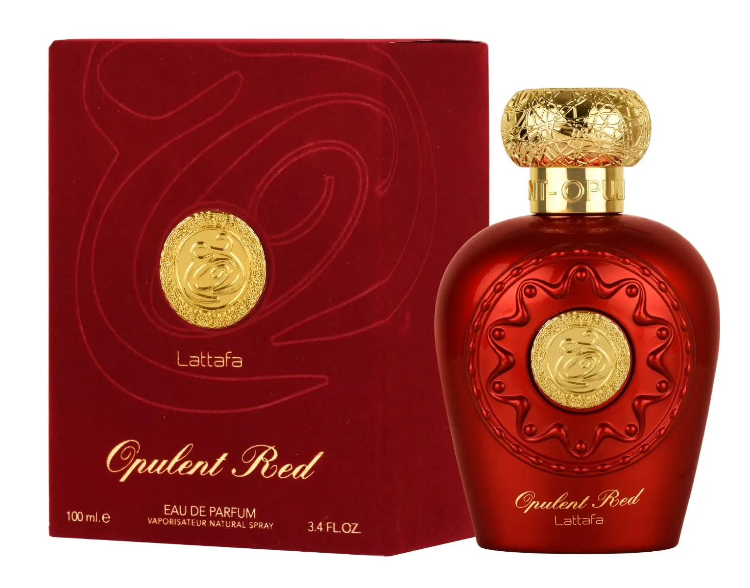 Perfume OPULENT RED Perfume High-Quality long lasting Eau de Perfume, Arabic Oriental 100 ML Scent by Lattafa