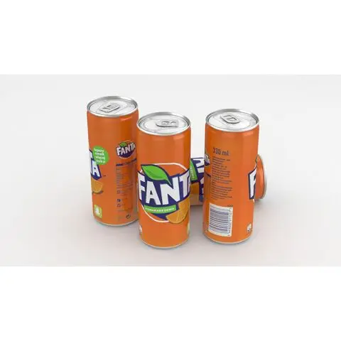 Оптовая продажа горячий продукт безалкогольный напиток фруктовая Сода Fanta 330 мл консервированный