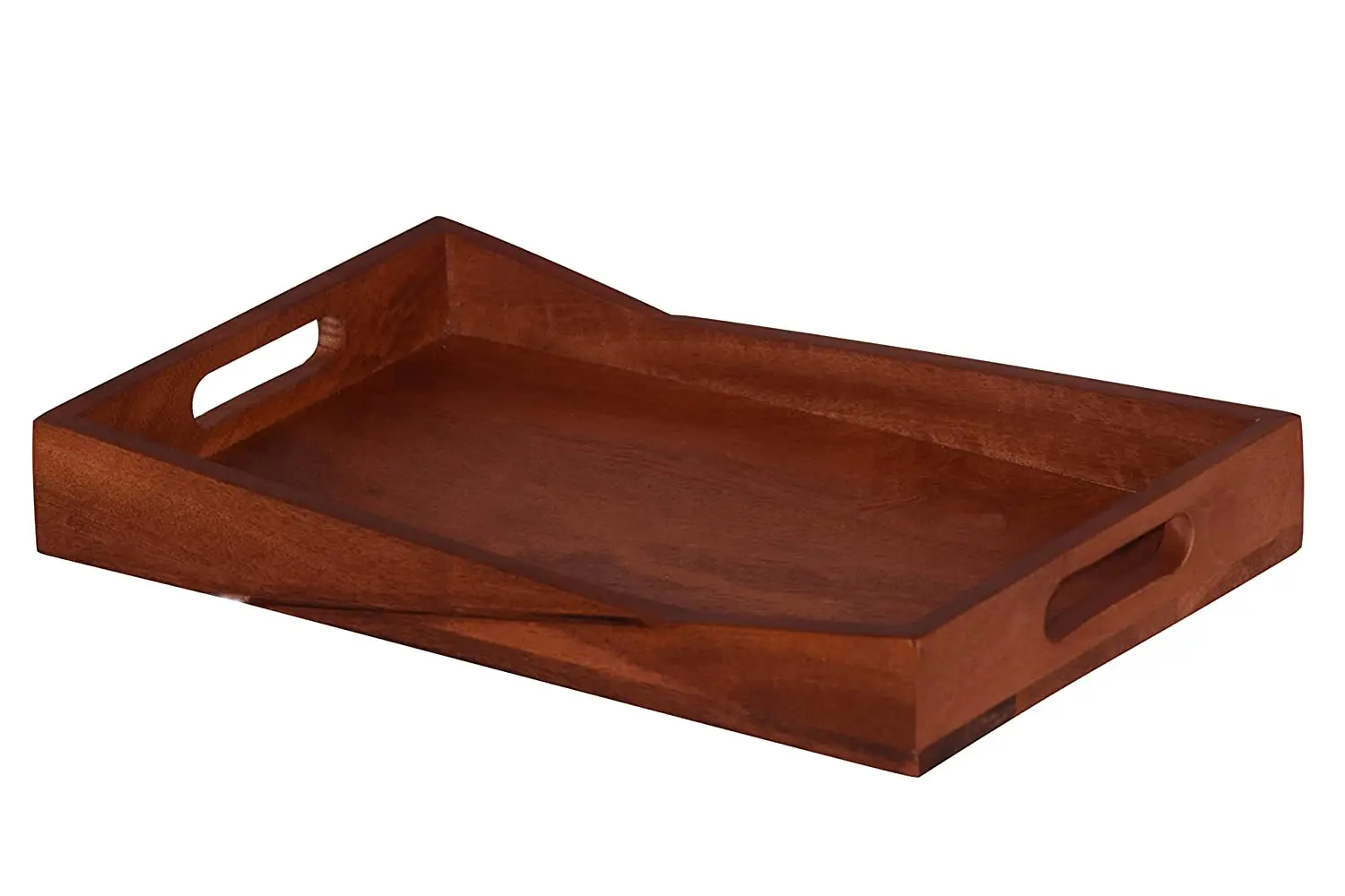 Hot selling Wooden Serving Tray Set of 3 | Modern Designed Wooden Tray for Home and Kitchen Use | Size- 16 x 11 x 2