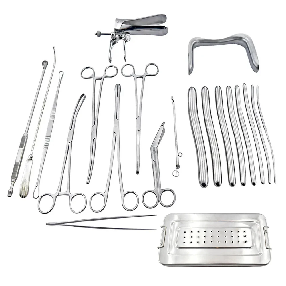 Best Material Stainless Steel High Quality New Arrival Surgical Dissection Kits Dilatation and Curettage Sets By debonairii