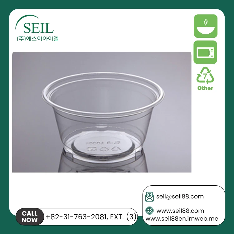 Competitive Market Price Excellent Quality Transparent Desserts and Ice Cream Serving 1000ML PET Plastic Cups (SL-B1000s Base)