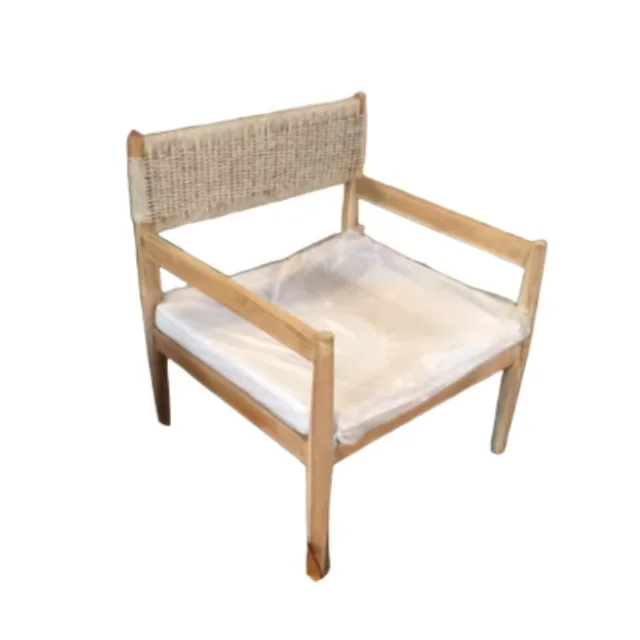 Direct Factory Modern Dining Chairs Rattan Wicker Chair with Wooden Leg High Quality Dining Chair