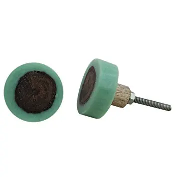 Export Quality Beautifully Crafted Resin Wood Door Knob with Soft Touch Finish for Worldwide Supply from India