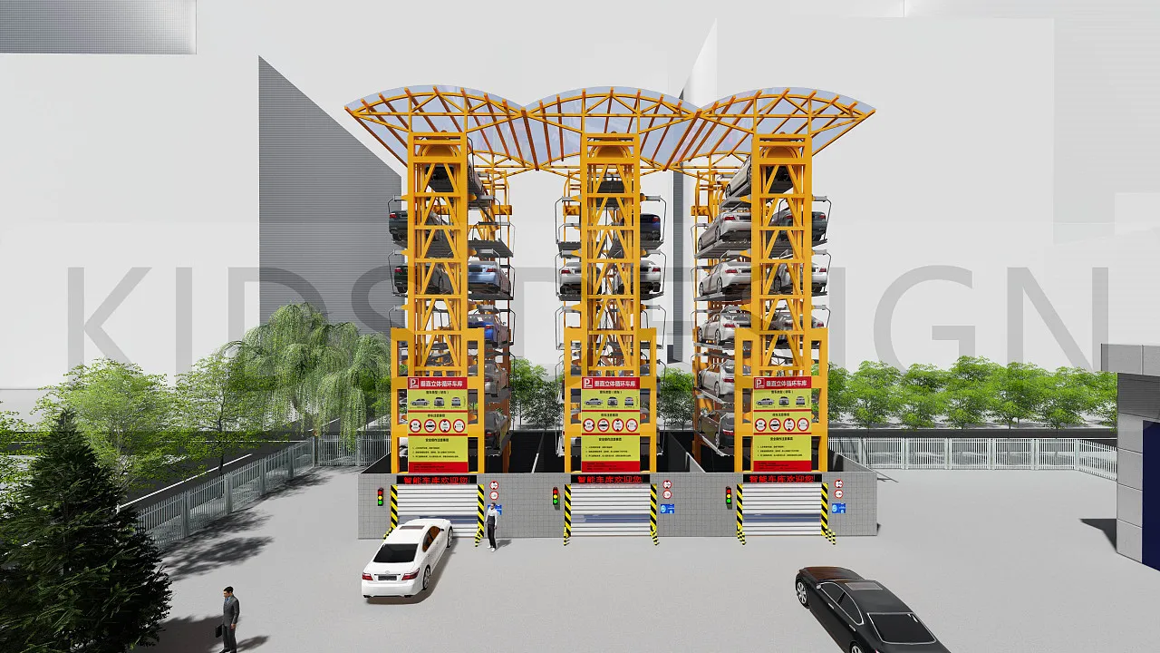 Intelligent and high-tech vertical three-dimensional circular parking equipment