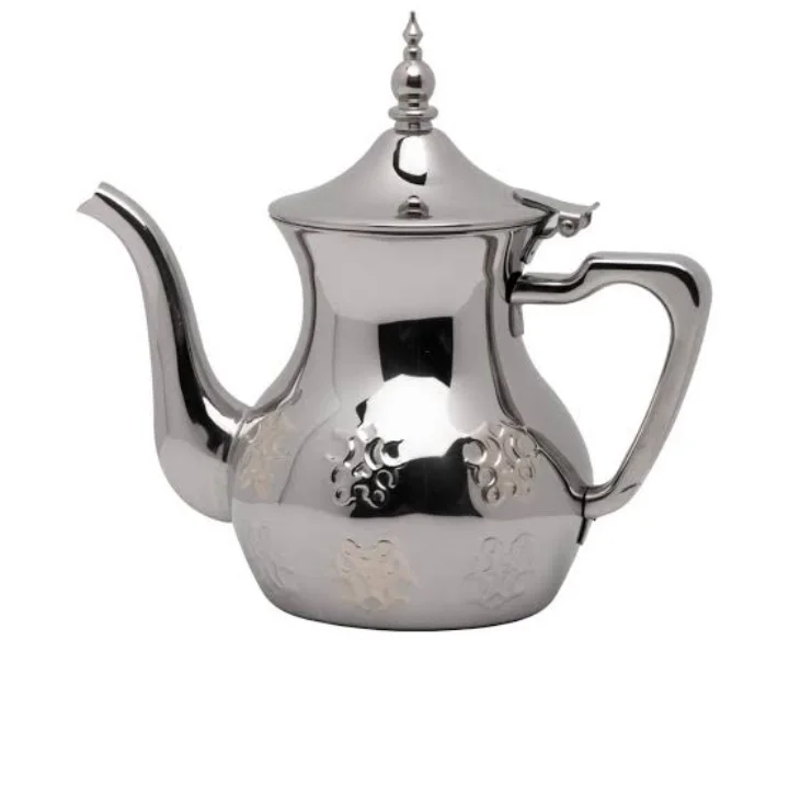 Arabic Coffee Dallah Sets Coffee Pot Cawa Cups Base Sets Long Spout Dallah Tea Pot Brass Metal Coffee Tea Pot Dallah