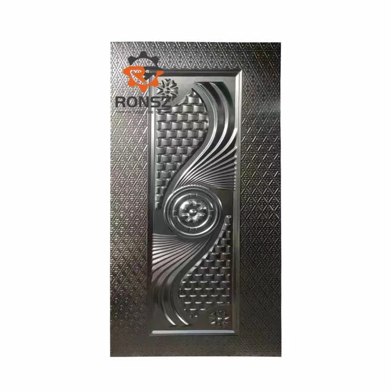 Reasonable Price Moulded Steel Door Skin Embossed Pressed Metal Door Skin Panel For Door