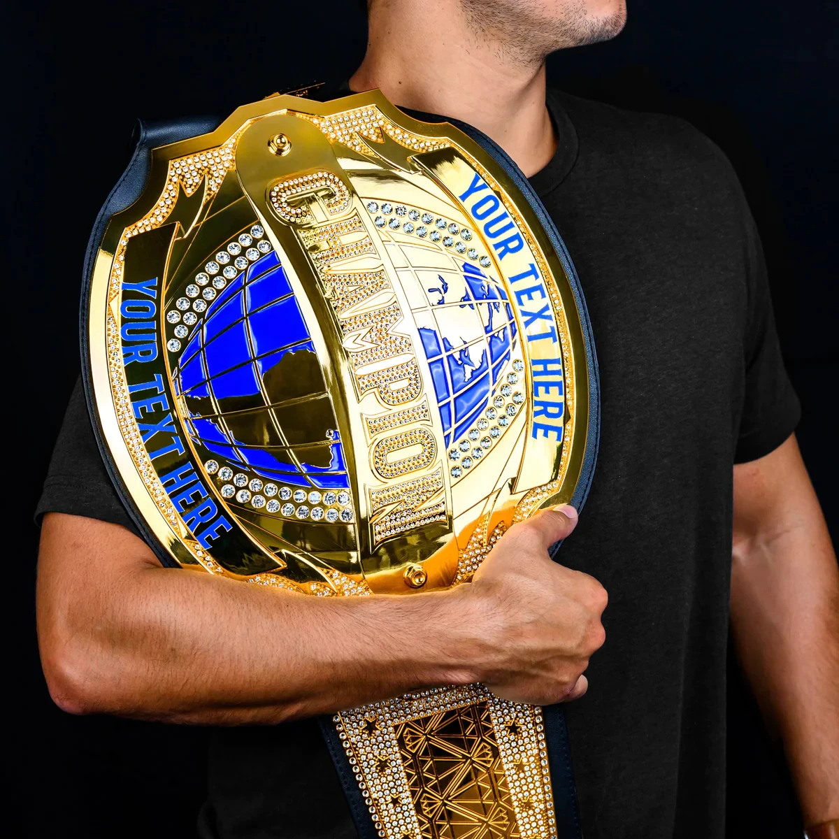 United States Universal Championship Title Belt Rhinestone Custom Strap Length World Heavyweight Wrestling prize