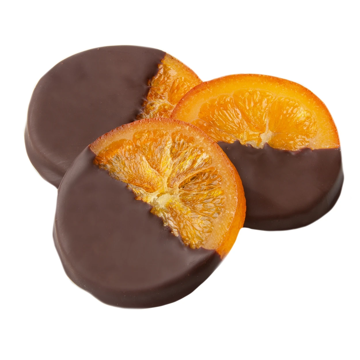 Orange Dipped Dark Chocolate Vietnam Manufacturer Best Quality For Exporting Freeze Dried Fruit