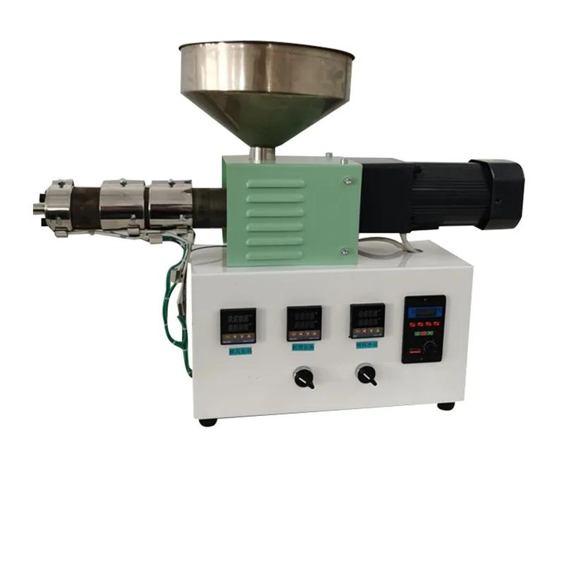 Desktop SJ35 mini plastic extruder lab tiny single solo screw extruding machine extrusora