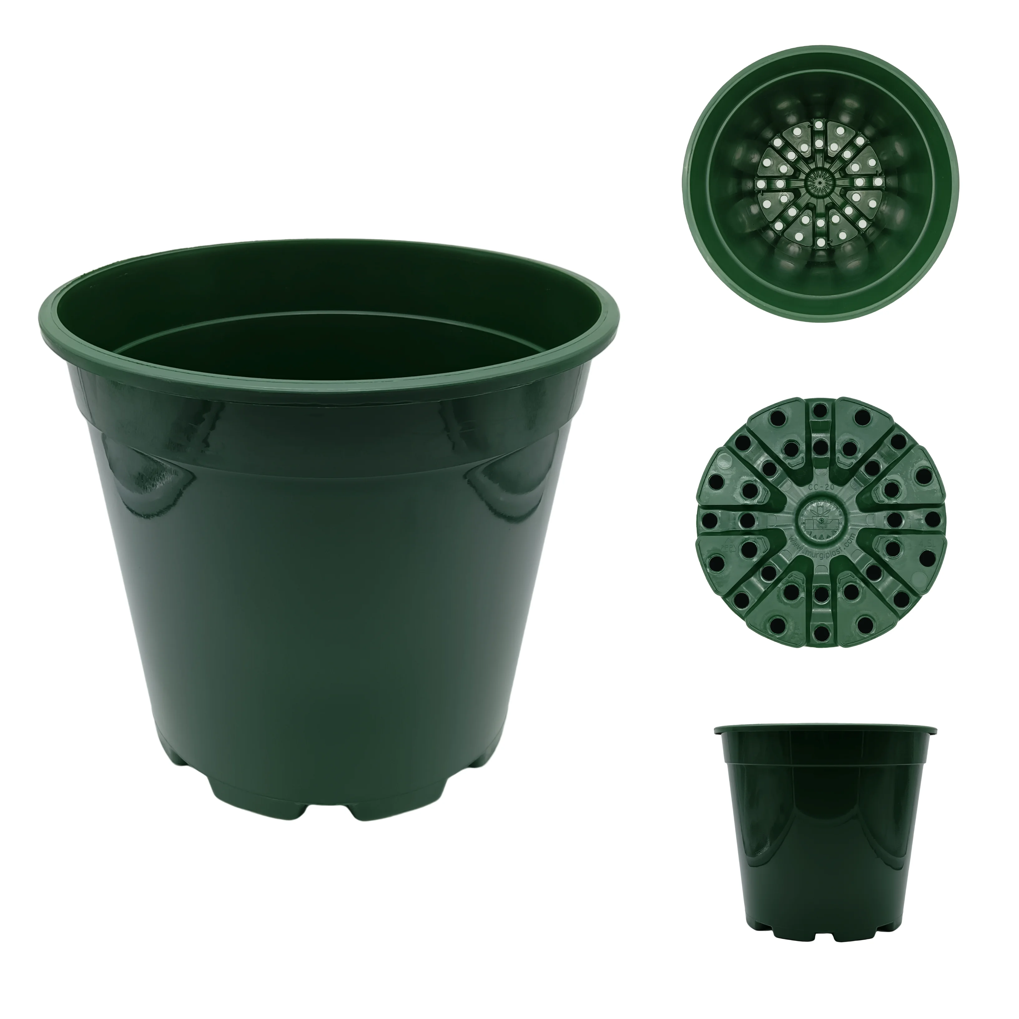 Wholesale Durable Plastic Nursery Pots Cultivation Series Plants and Flowers Injection Mold Different Gallon Various Colors