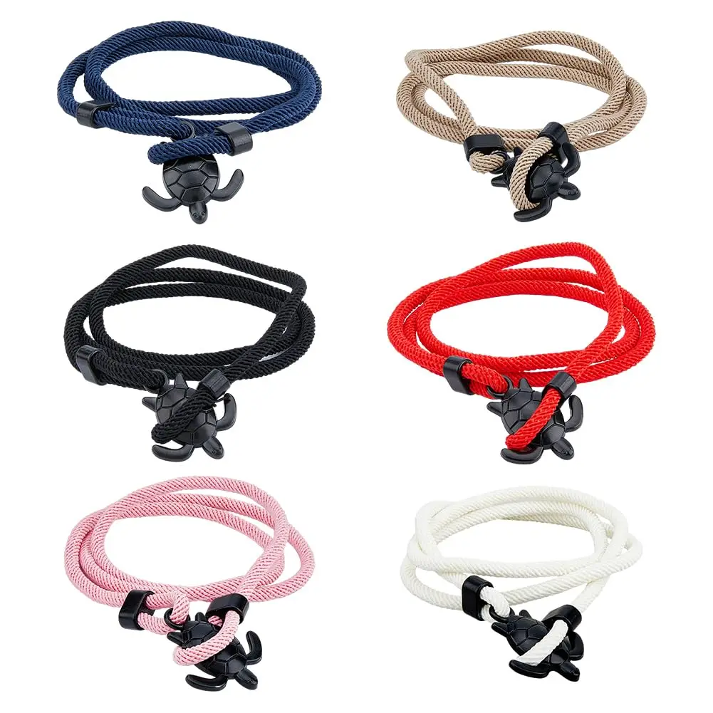 Bracelet 63.4CM Boat Anchor Multilayer Handmade Bracelet Ocean Animal Bracelet Men Wristband Jewelry Beach Voyage Sailor Gifts f