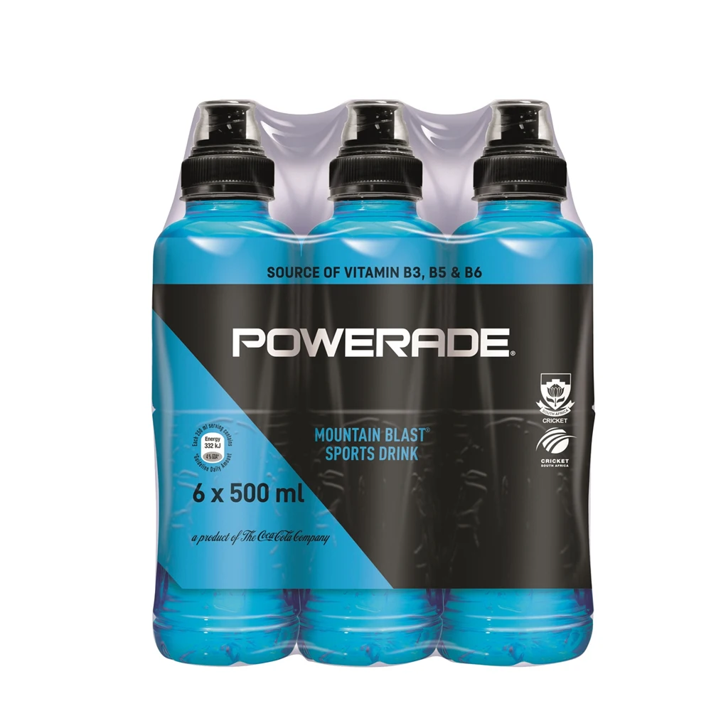 Изотонический напиток Powerade синего цвета 500