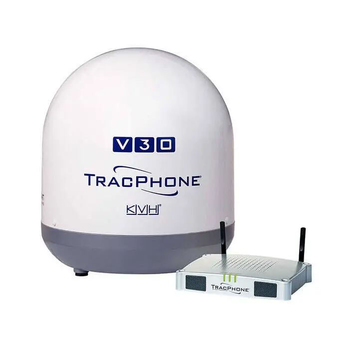 KVH Ultra-Compact TracPhone V30 VSAT System - CD-BDU - 01-0432-01