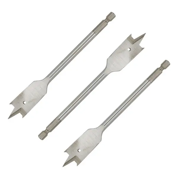 Customized Size Stainless Steel & Iron Metal Wood Drill Flat Bit At Wholesale Prices