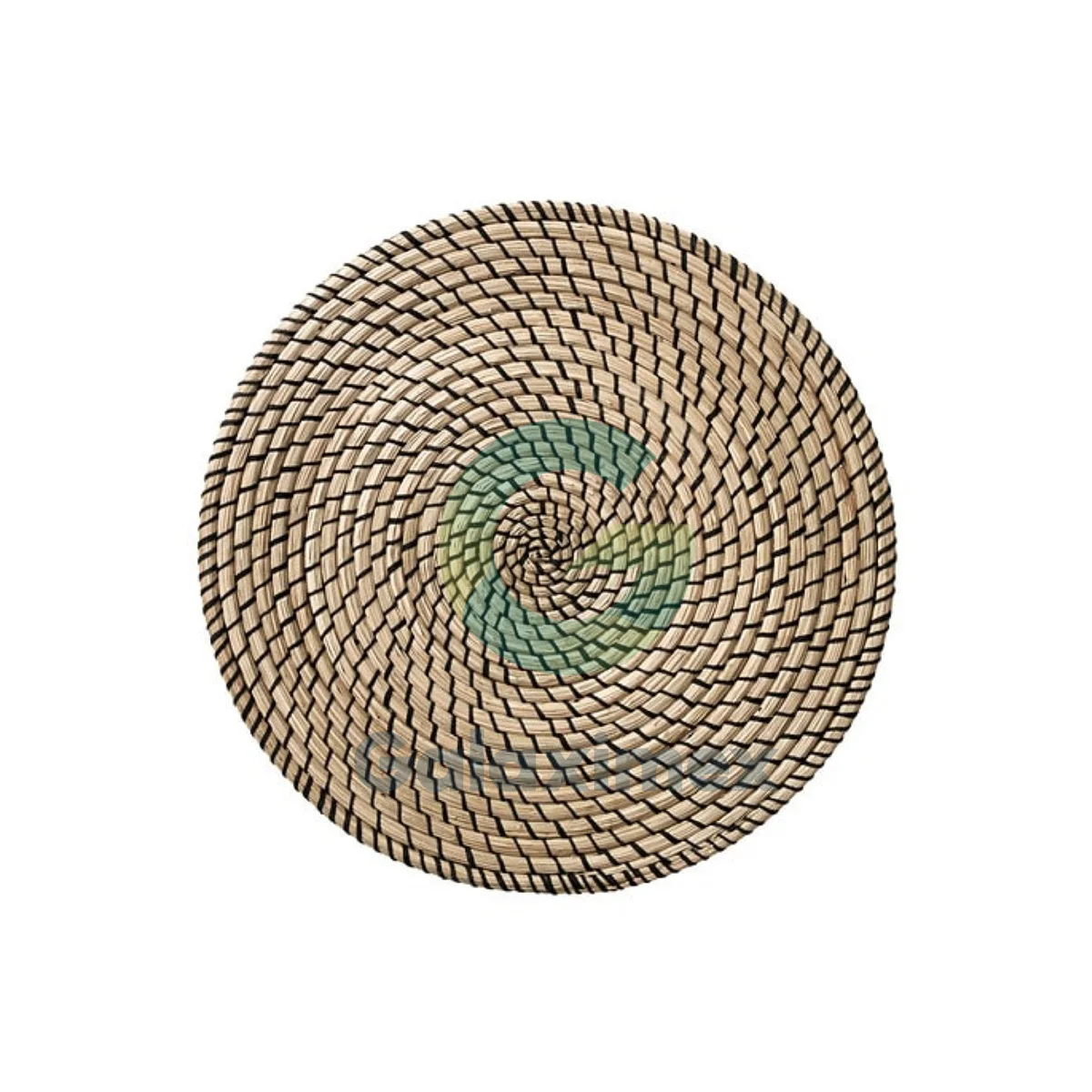Factory  Cheap Seagrass placemats round bulk from wholesale factory round wove placemats bulk from handicraft manufacturer