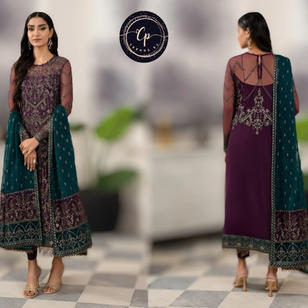 2024 Trends by Cp Pakistani Brand Zarif Afsanah Formal Edit 3 Piece Party Dresses Custom Stitched Ladies Suits