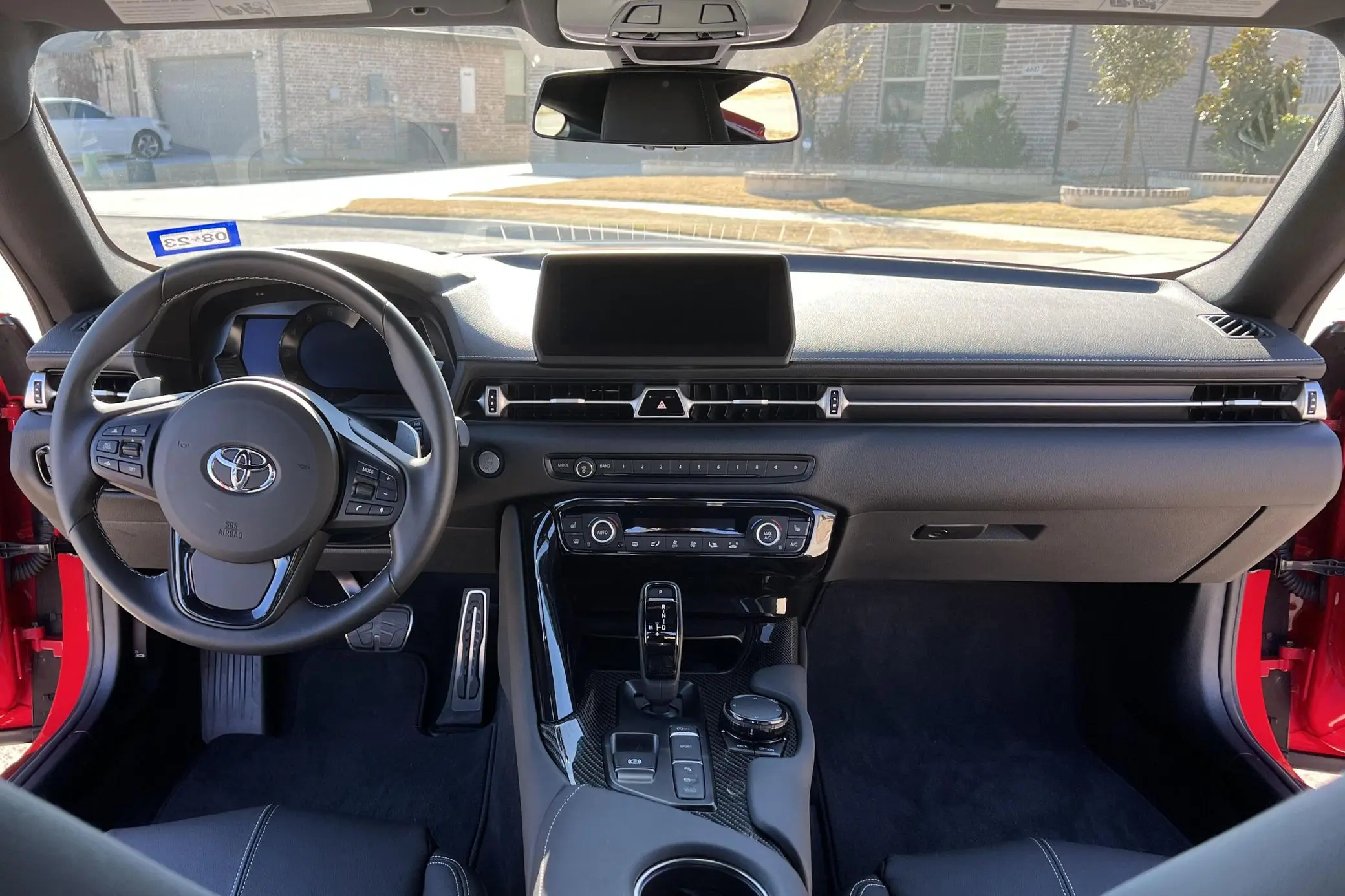 Neatly used 2022 To-yo-ta Supra 3.0 Premium Turbo 6-Cylinder, Renaissance Red coupe car for sale