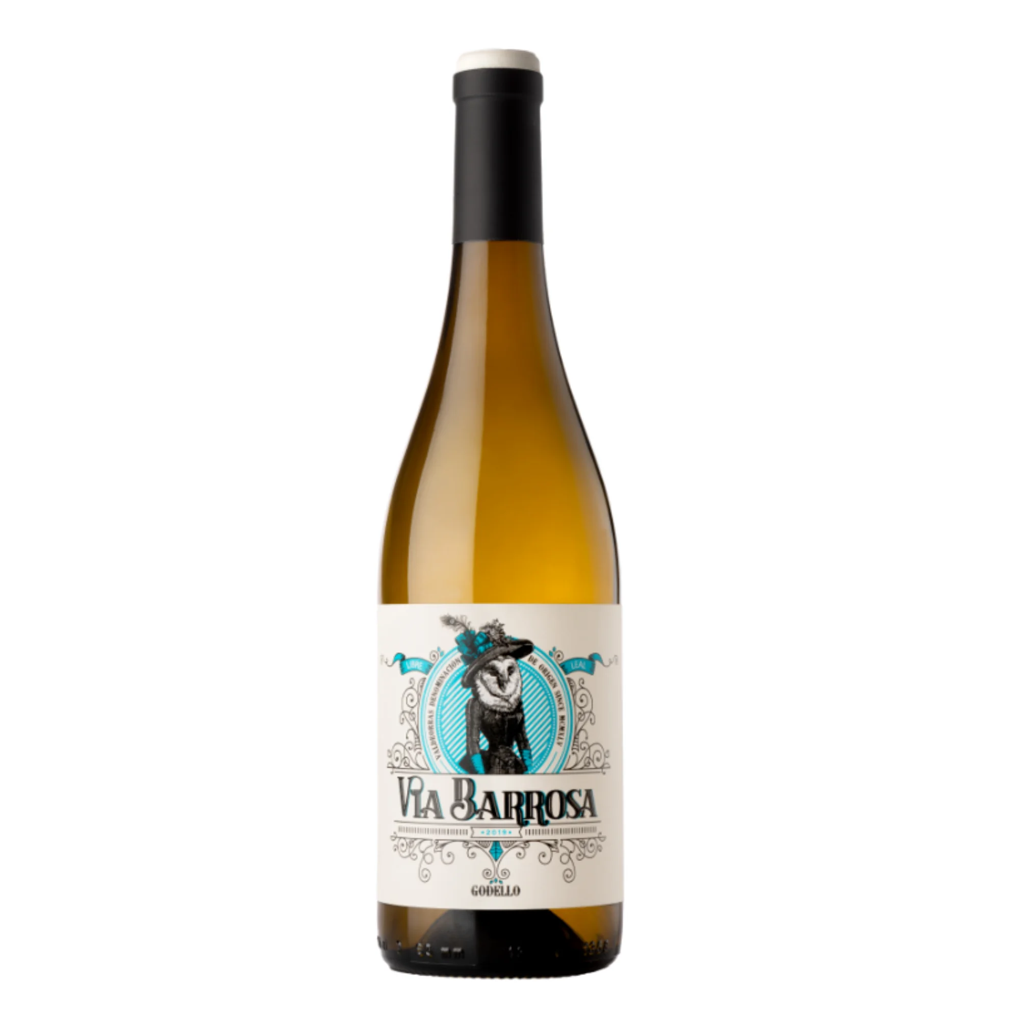 White Wine from Spain | Via Barrosa Godello 2021 | DO Valdeorras | Packaging 750 ml glass bottle | Vina Costeira Brand