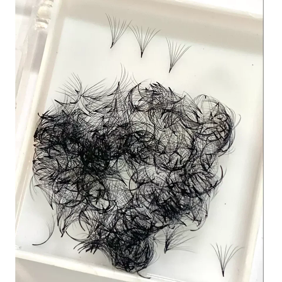 OEM Wholesale Supplier 8D Premade Fan Eyelash Extensions CC / DD Curl Black Color Handmade Origin From Vietnam