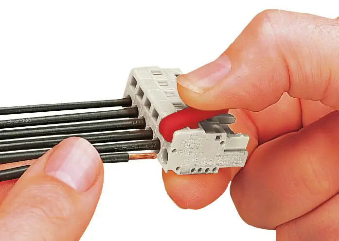 Wholesale Price Plastic Terminal Block Push Wire Plug Type Terminal Block