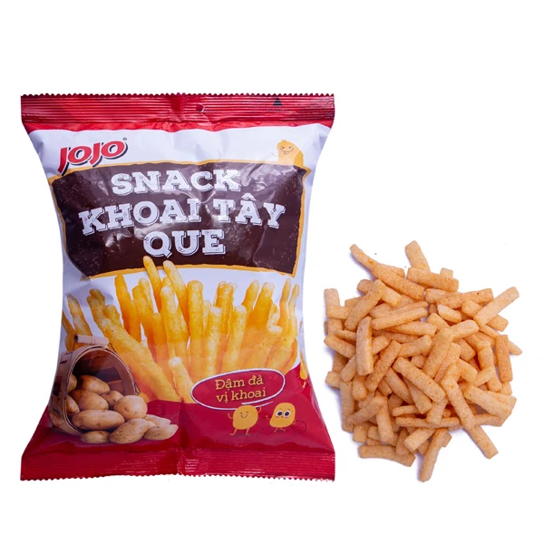 Fast Delivery Stick Potato JOJO Brand Wholesale Snack Food Packaging Material Customized Packaging From Vietnam Manufacturer