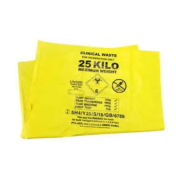 Red and Yellow Biohazard Waste Garbage Bags and Biohazard Plastic Bags and Clinical Bag Vietnam Supplier