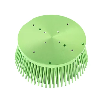 Customized Terminal Heatsink Rectangle Die Cast Anodized Black Custom Led Aluminum Pin Fin Heat Sink
