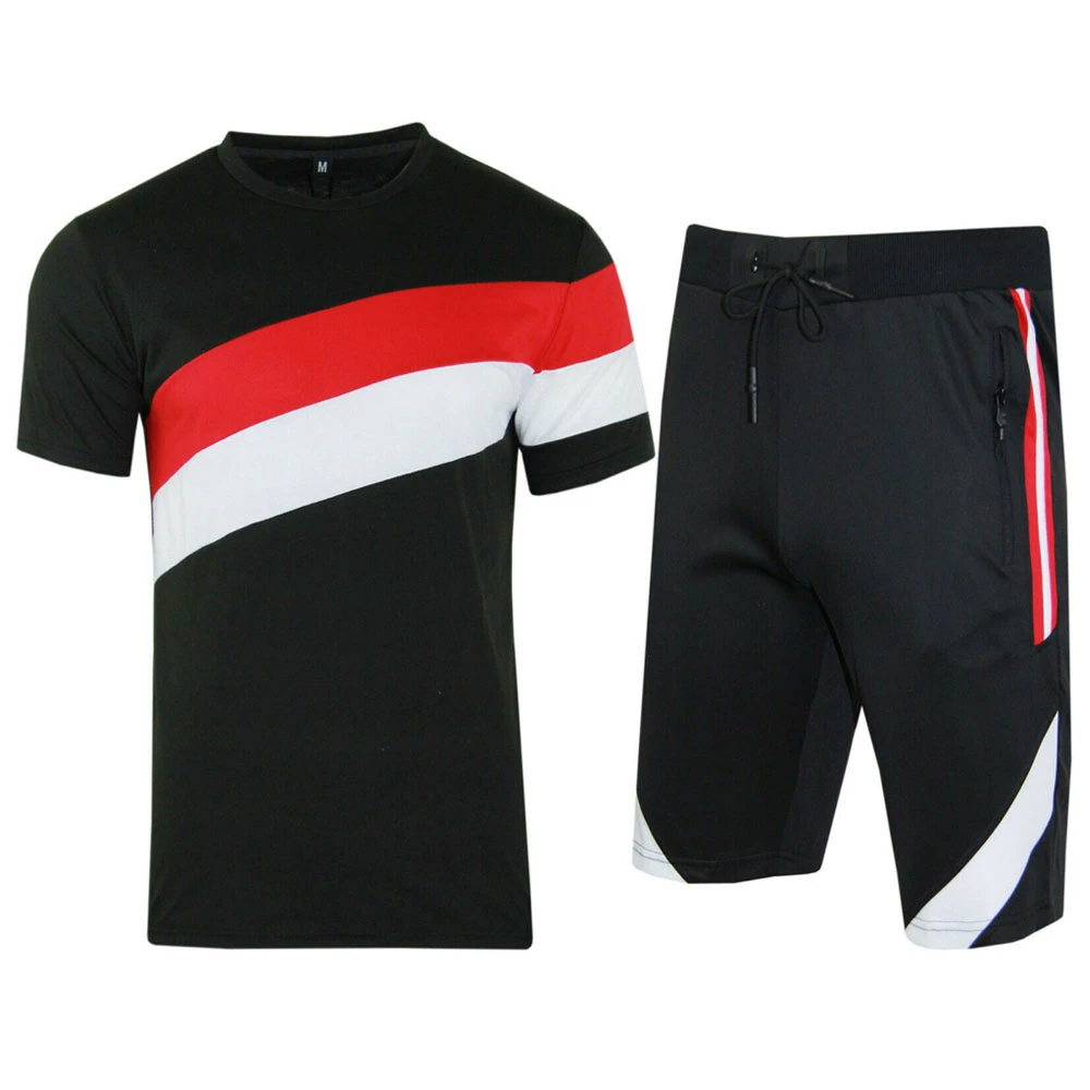 New outdoor fashion twin sets for men street style Two Piece Wholesale Summer Custom men shorts sets for street wear oem service