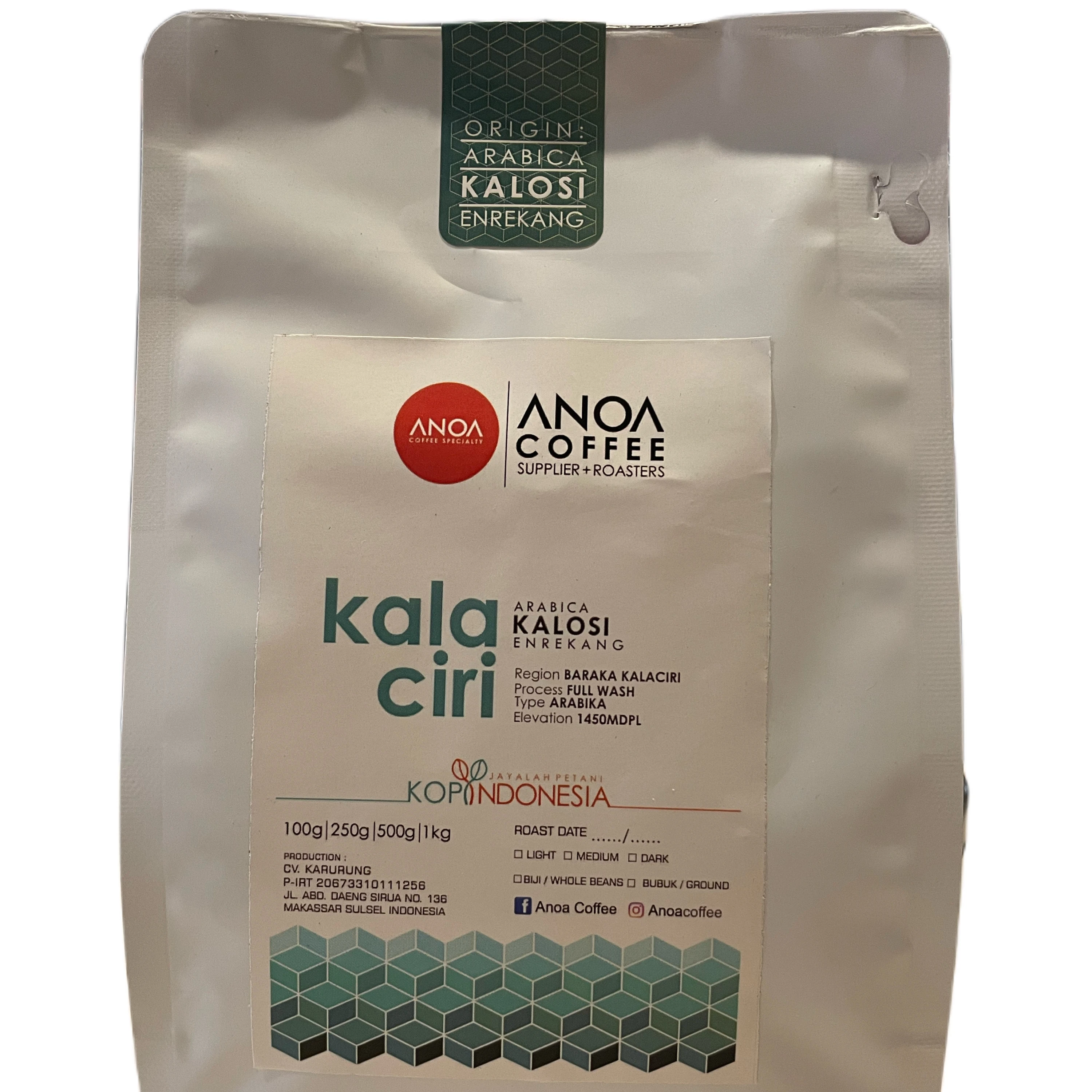 top quality 1 kg Kalosi Coffee Beans Arabica Roasted Coffee Beans