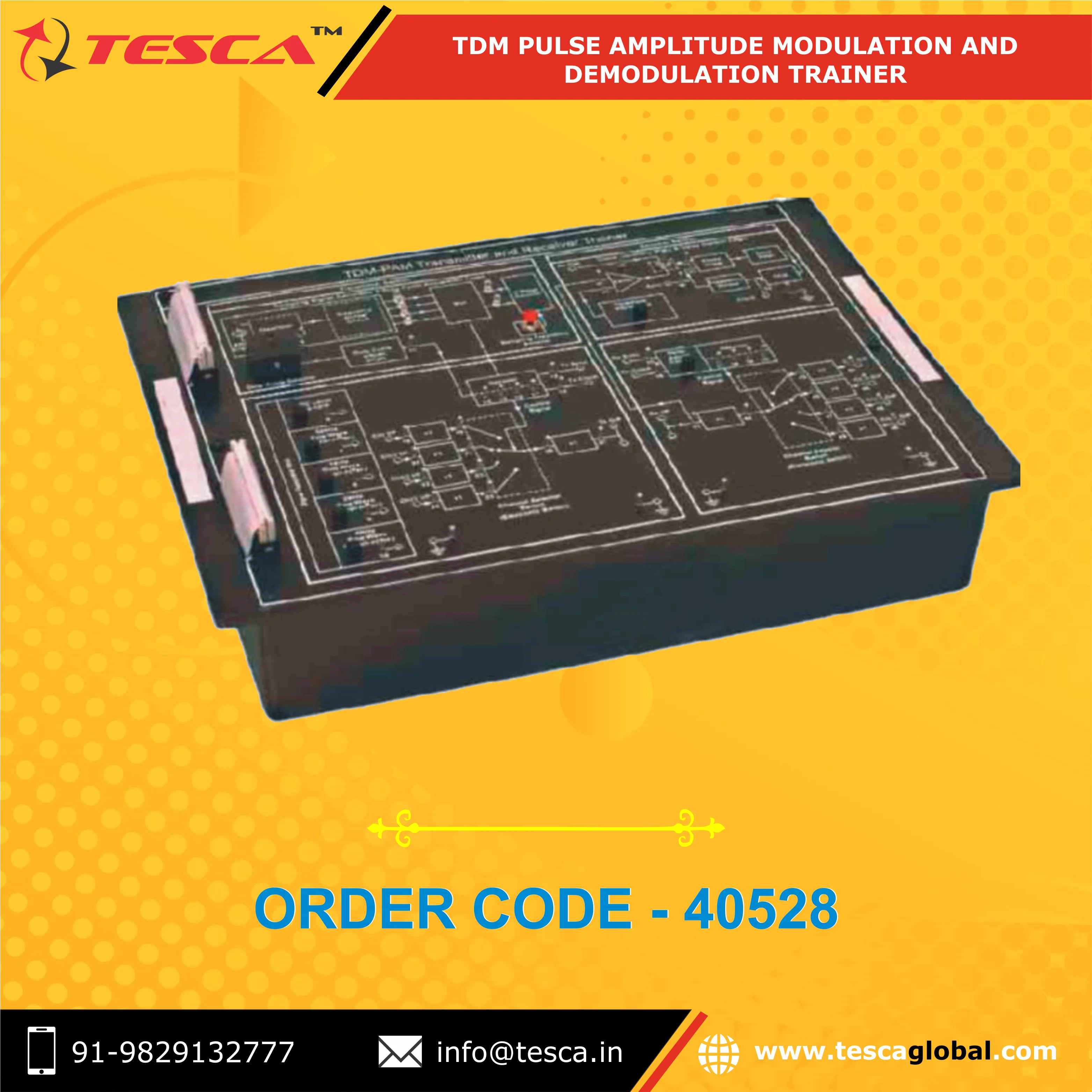 TDM Pulse Amplitude Modulation/ Demodulation Trainer pulse modulation trainer modulation demodulation trainer