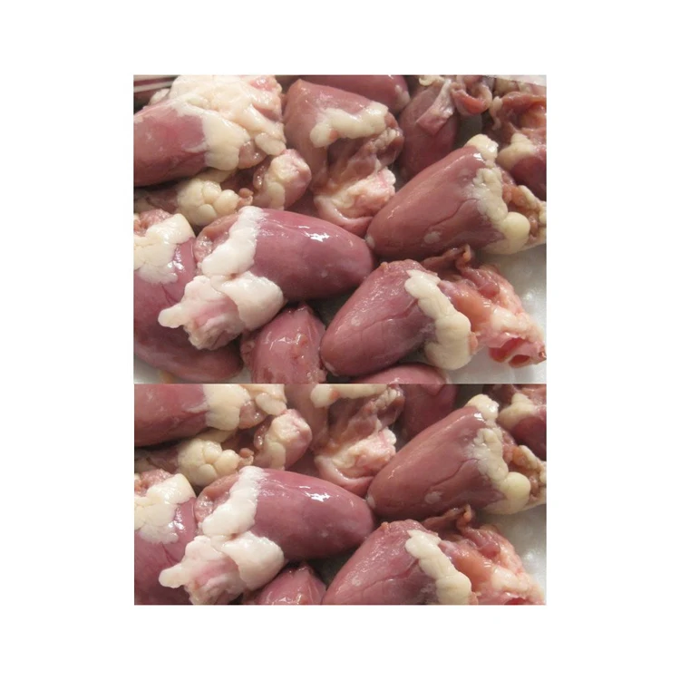 Халяль замороженное куриное сердце куриные субпродукты (замороженное сердце) замороженные Сердце Кожа жирная