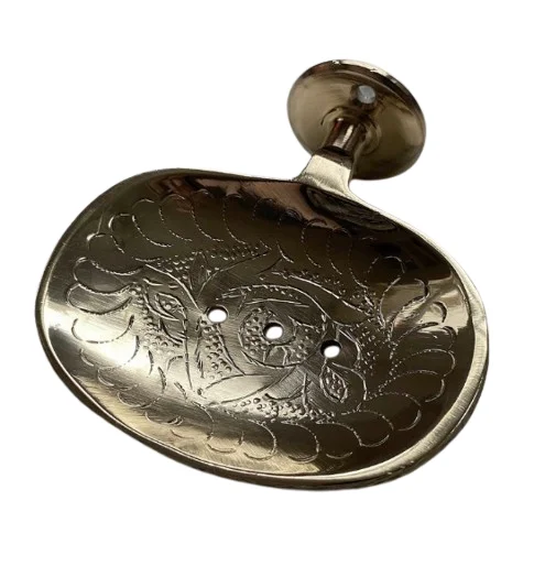 Standing Type Soap Dish Wholesale Factory Supply Bathroom Products Metal Soap Dish for Bathroom