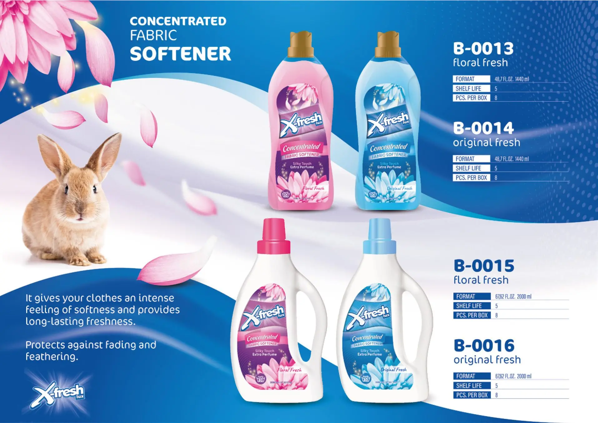 FABRIC SOFTENER CONCENTRATED FLORAL FRESH FROM FACTORY READY TO SHIP BEST PRICE QUARANTED