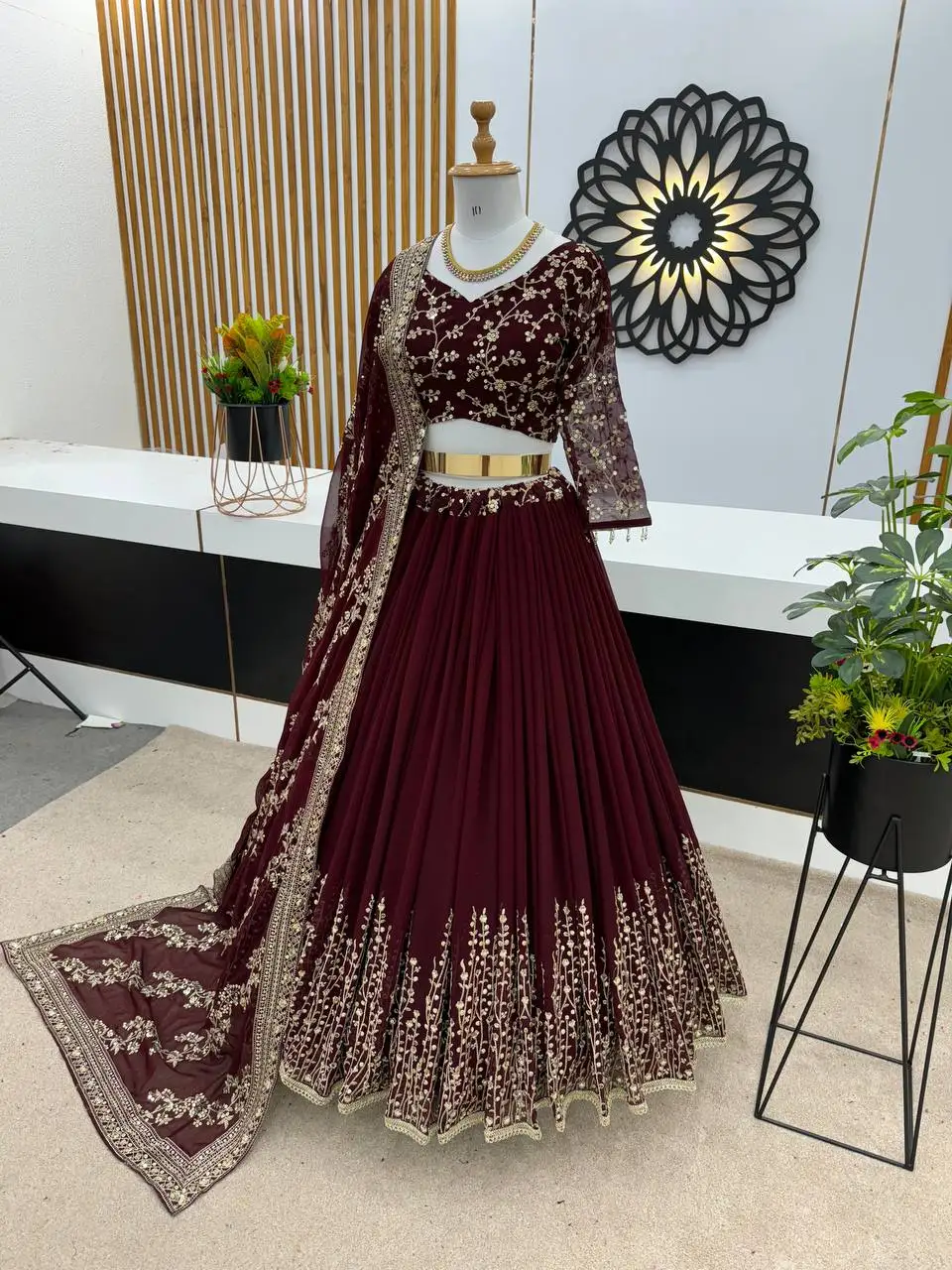 Лидер продаж новый дизайнерский жоржет с вышивкой lehenga choli bloluse и dupatta для женщин последняя коллекция