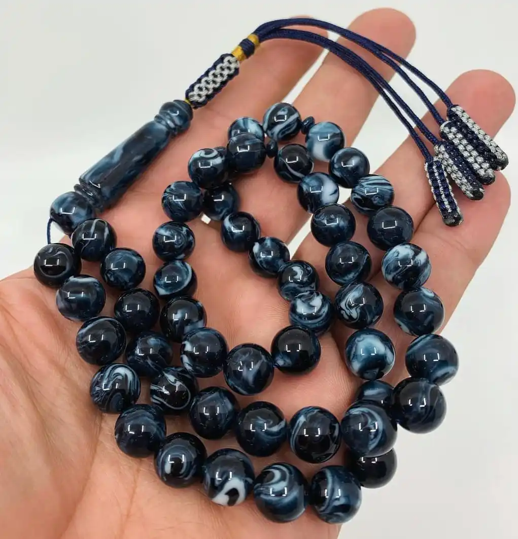 Wholesale turkish rosary islamic prayer 33 beads oo10mm resin rosary oorosary customized