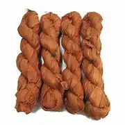 multii colored sari silk ribbon yarns made from recycled sari silk fabric suitable for yarn and fiber stores